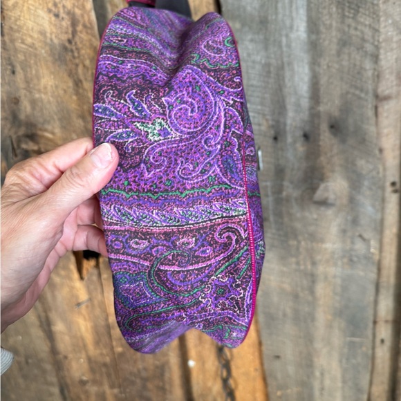Etro Purple Paisley Shoulder Bag - Picture 13 of 15
